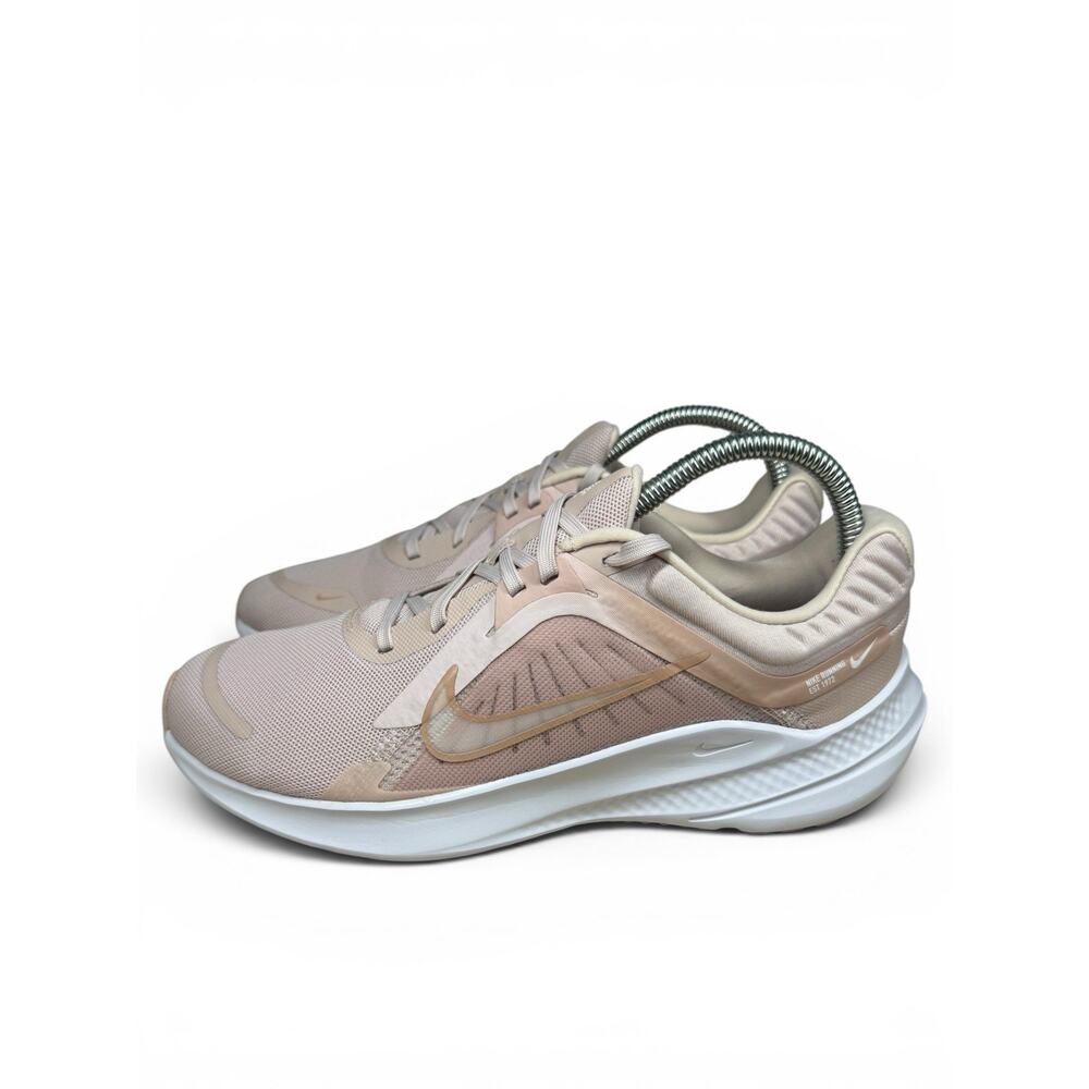 US 8.5 Nike Quest 5 Women Running Shoes Beige Pink DD9291-600